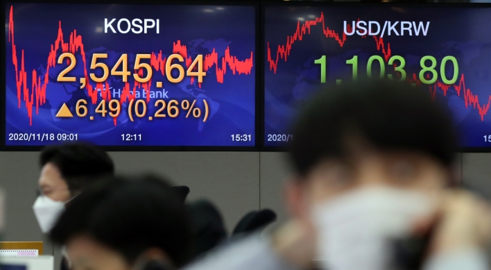 Seoul stocks hit nearly 3-year high; Korean won at 29-month high