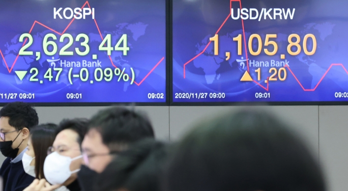 Seoul stocks open nearly flat on virus concerns