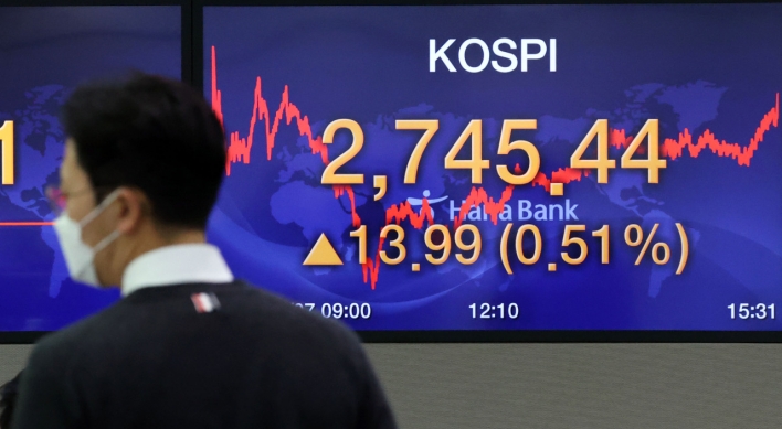 Seoul stocks up for 5th session on chip, pharmaceutical gains