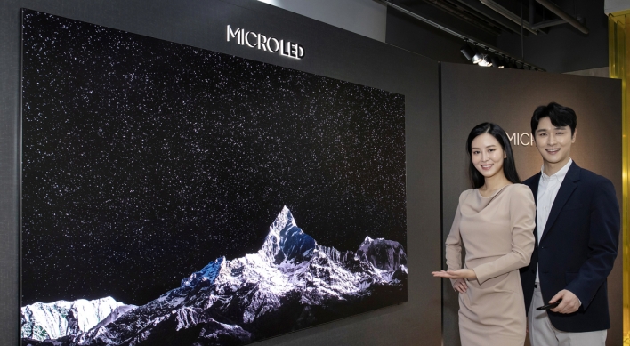 Samsung unveils MicroLED TV
