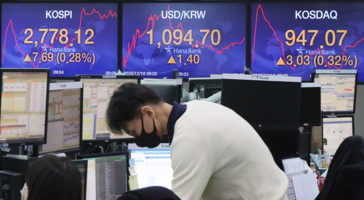 Seoul stocks open tad higher on Wall Street gains