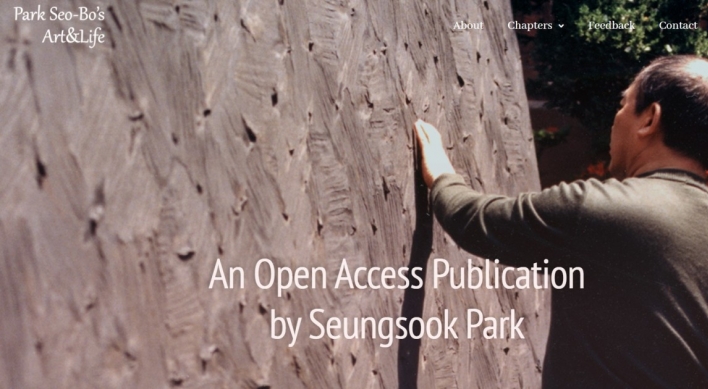 Park Seo-bo biography published online in English