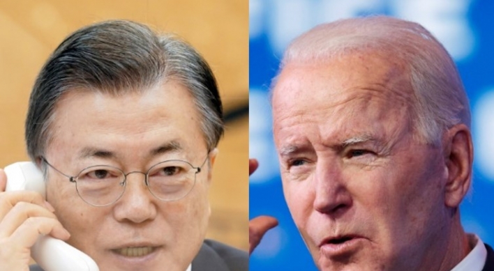Moon, Biden signal fresh restart of peace process on Korean Peninsula
