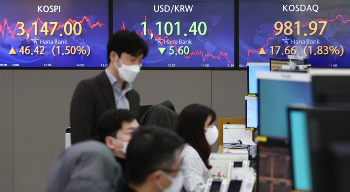 Seoul stocks jump 1.5% on tech gains