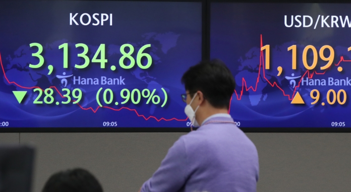 Seoul stocks open steeply lower on tech, auto losses