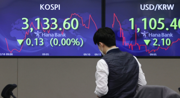 Seoul stocks open lower on US inflation concerns