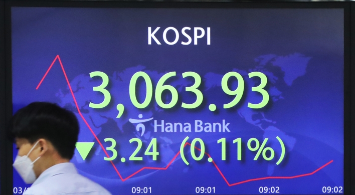 Seoul stocks open lower ahead of FOMC results