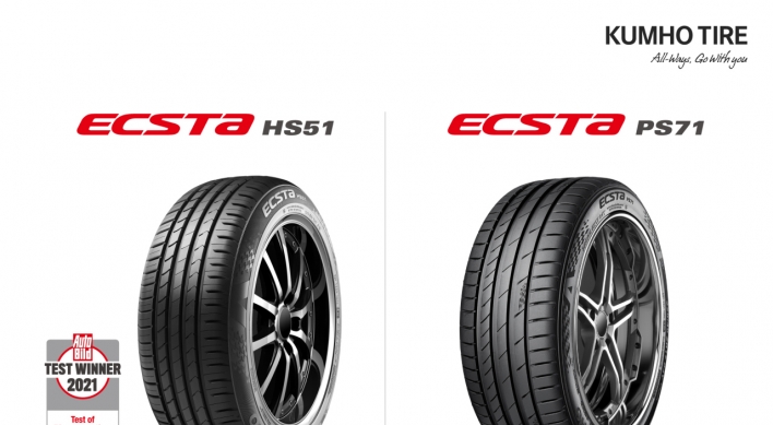 Kumho Tire’s Ecsta HS51 receives top award in summer tire test by Auto Bild