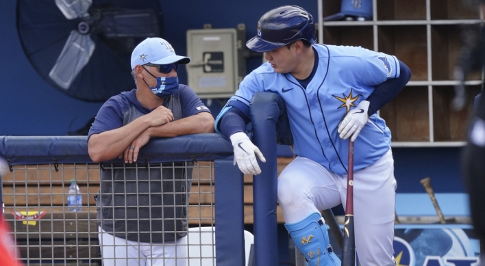 Rays' Choi Ji-man to undergo knee surgery, likely to miss 3-5 weeks
