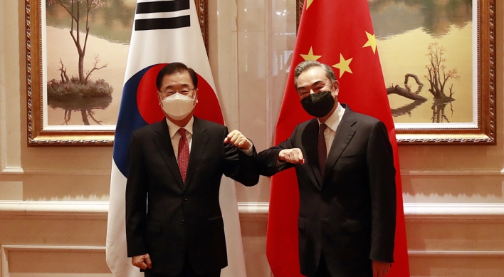 Wang says S. Korea, China will seek 'political' resolution process for Korean Peninsula issue