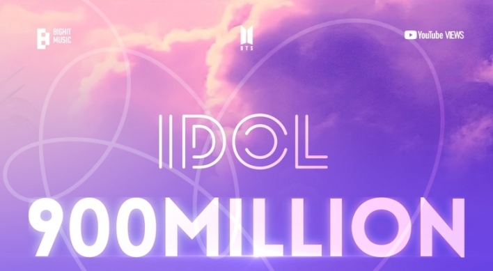 BTS music video 'Idol' breaks 900m YouTube views