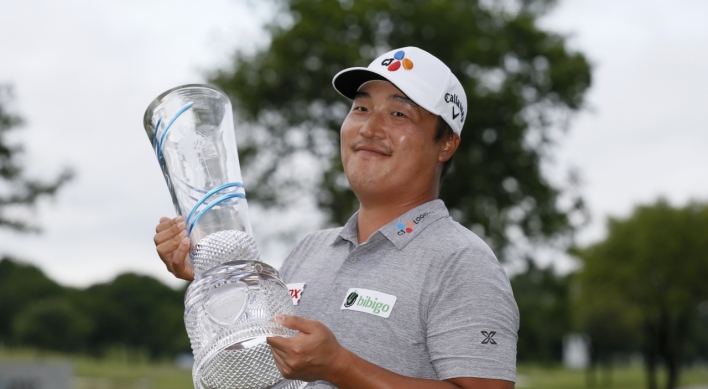 Fresh off 1st PGA win, Lee Kyoung-hoon closes in on Olympic berth