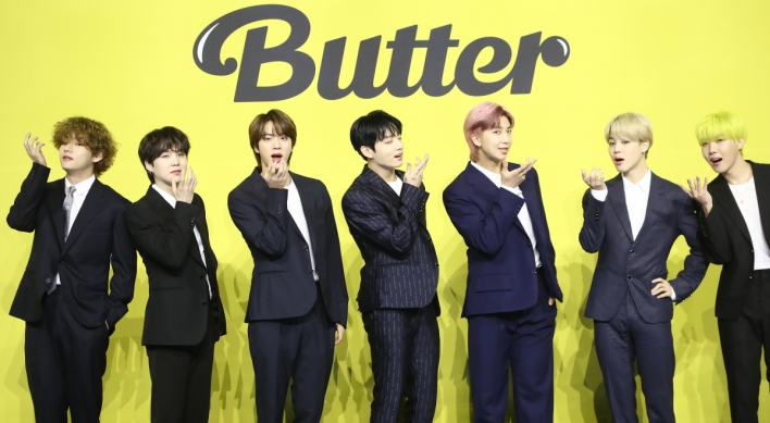 With 'Butter,' BTS makes 3rd debut atop Billboard Hot 100