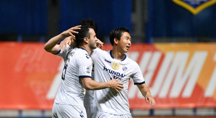 Defending champs Ulsan reach round of 16 at AFC Champions League