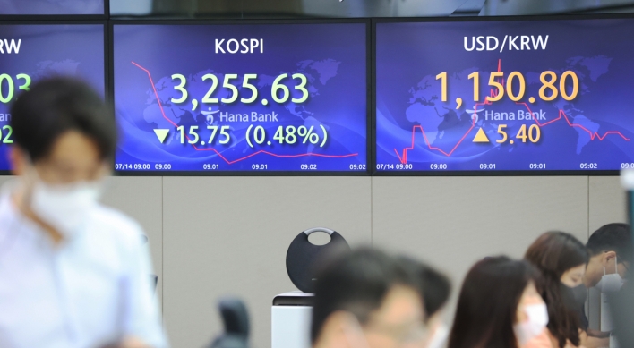 Seoul stocks open lower on increasing price pressure