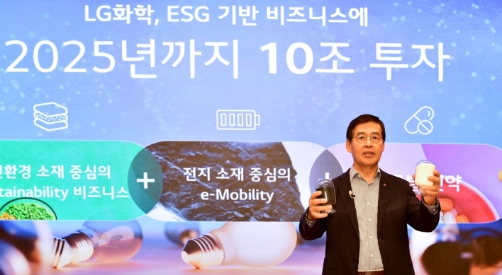 LG Chem to invest W10tr by 2025 in battery materials, renewables
