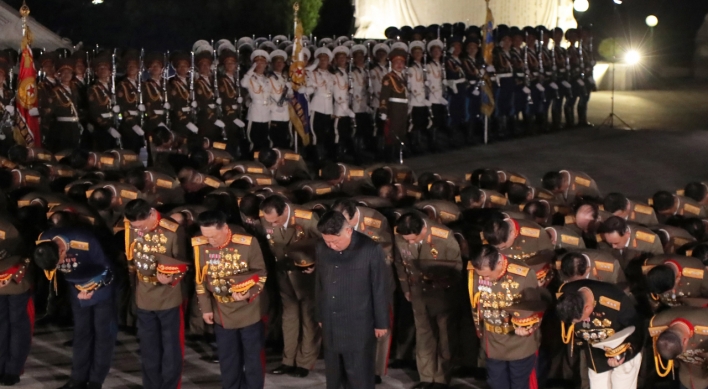 NK’s Kim pays tribute to Pyongyang’s fallen soldiers in Korean War