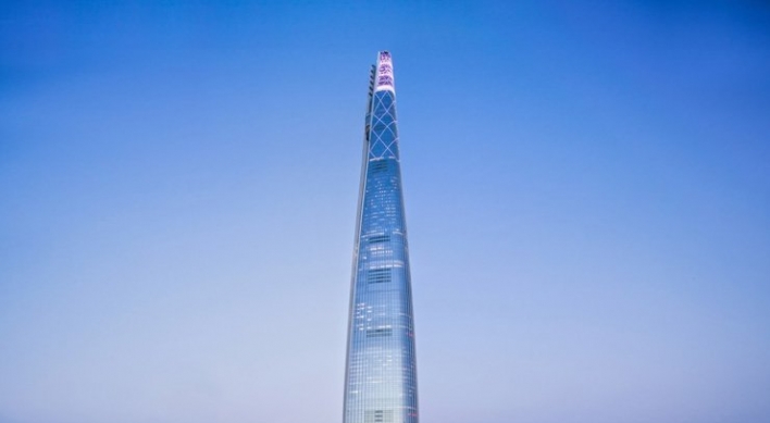 Lotte World Tower office space fully leased for first time