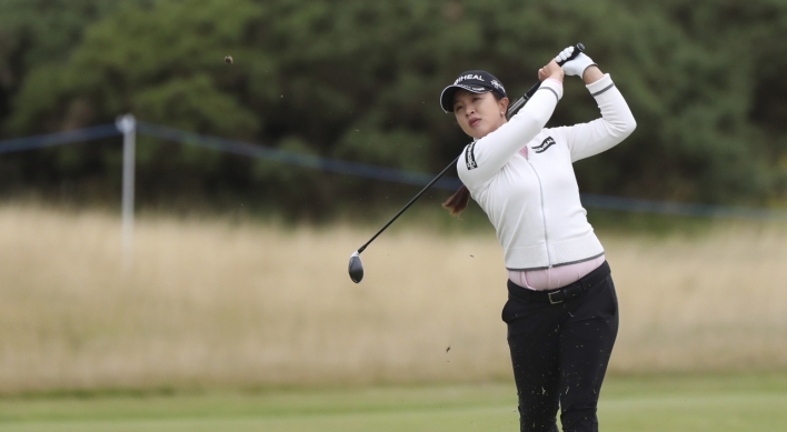 Kim Sei-young tied for 1st round lead at LPGA season's final major