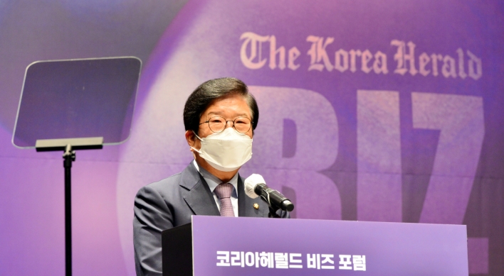 [KH Biz Forum] COVID-19 is an opportunity and Korea better take it: National Assembly Speaker