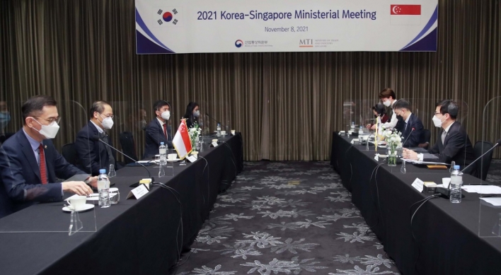 S. Korea, Singapore aim to strike digital trade deal this year