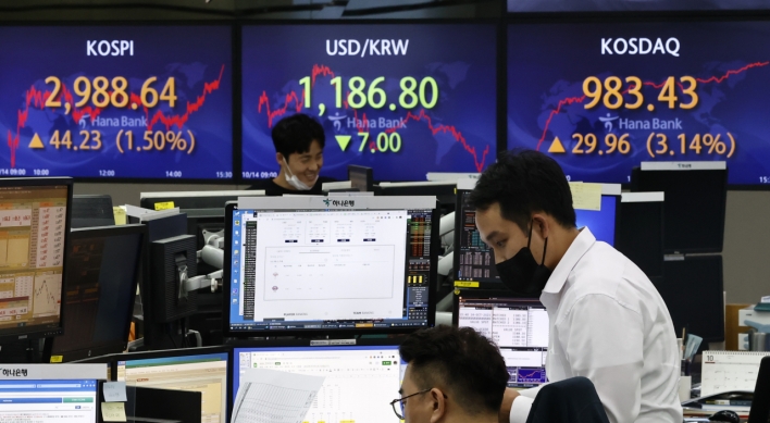 Seoul stocks down for 3rd day amid FOMC uncertainties