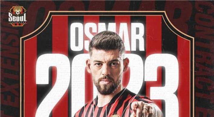 FC Seoul sign midfielder Osmar to 2-yr extension