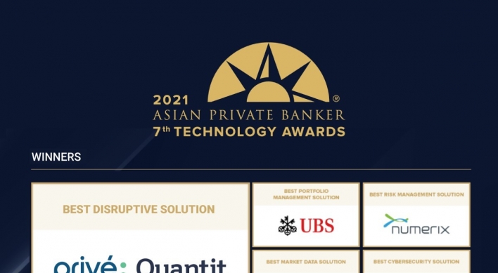 Quantit wins Asian Private Banker Technology Award