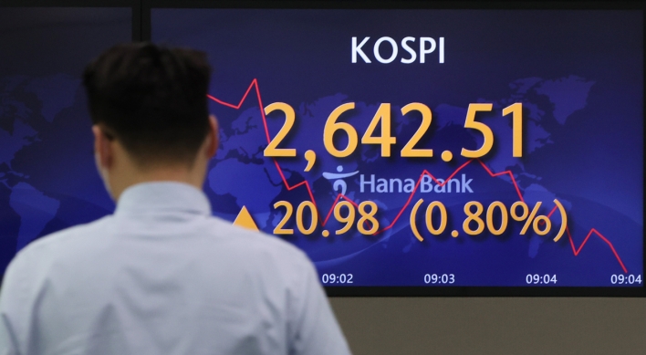 Seoul shares extend losing streak to 6th session on recession woes; Korean won hits over 2-yr low