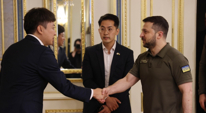 Ruling party chief meets Zelenskyy to discuss aid and reconstruction projects