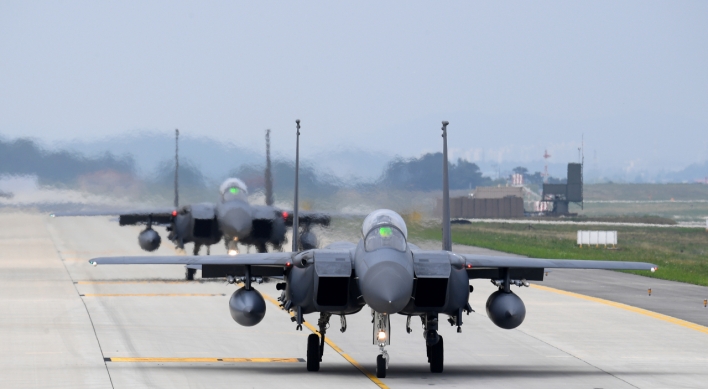 S. Korean Air Force conducts large-scale exercise to counter ‘enemy provocations’