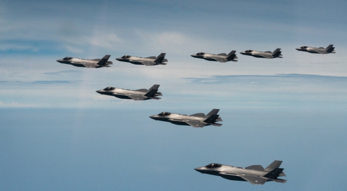 S. Korean, US F-35 stealth fighters stage first aerial drills
