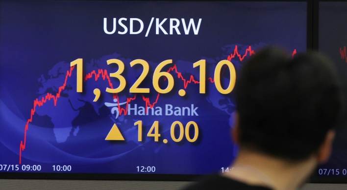 Seoul shares end higher on auto, tech gains; Korean won at over 13-yr low