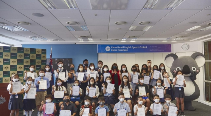 Korea Herald English Speech Contest sees 36 winners