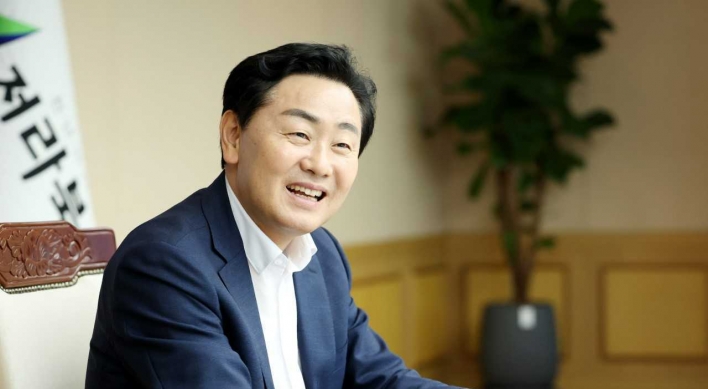 North Jeolla governor hopes for southwestern region's growth