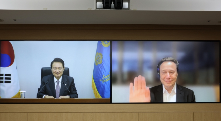 Yoon asks Tesla chief to build 'gigafactory' in South Korea