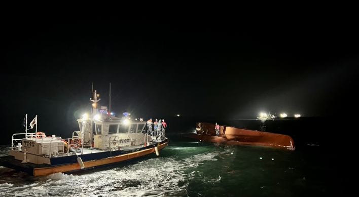 5 of crew members missing from fishing boat capsizing