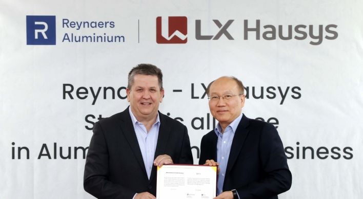 LX Hausys inks strategic partnership with Belgium’s Reynaers Aluminium