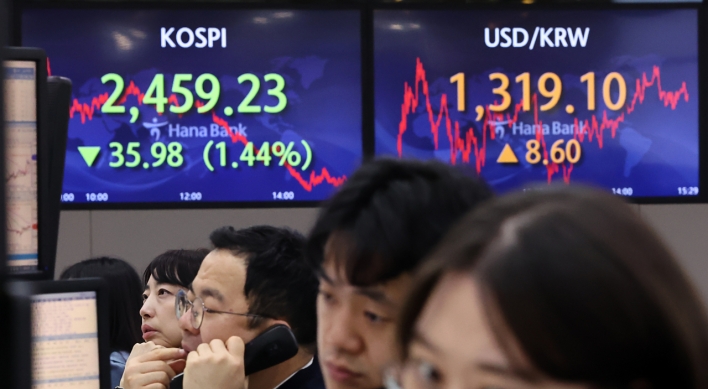 Seoul shares dip nearly 1.5 % on tech losses