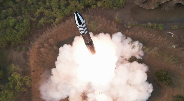 N. Korea says it conducted first test launch of new solid-fuel ICBM