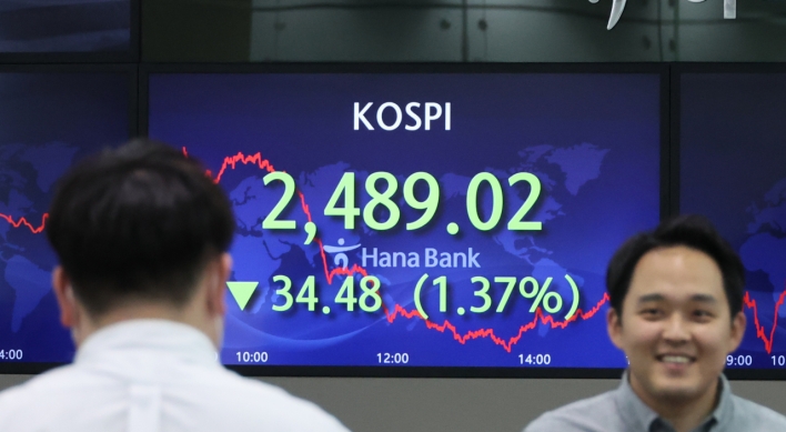 Seoul shares down for 4th day ahead of earnings season