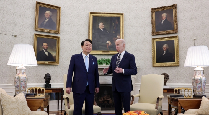 Yoon, Biden reaffirm ironclad alliance, warn NK attack is unacceptable