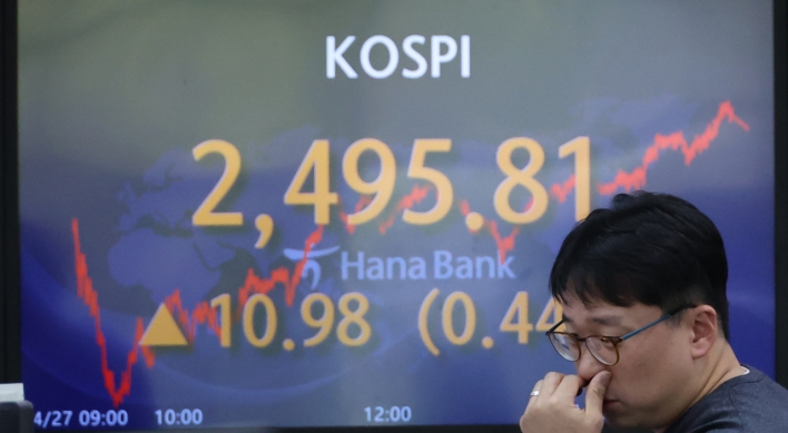 Seoul shares end 5-day losing run on big-cap tech gains