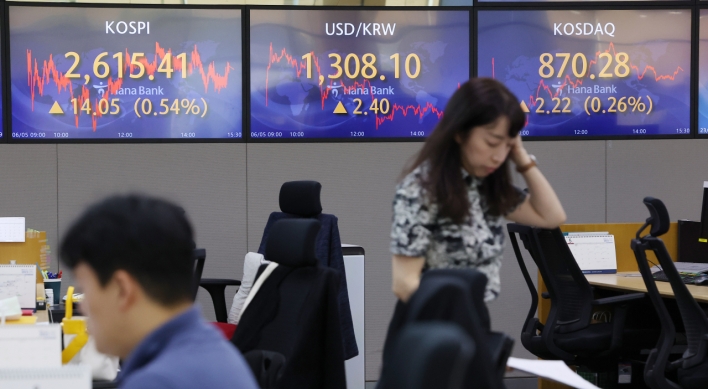 Seoul shares end higher on Fed's rate-hike pause hopes