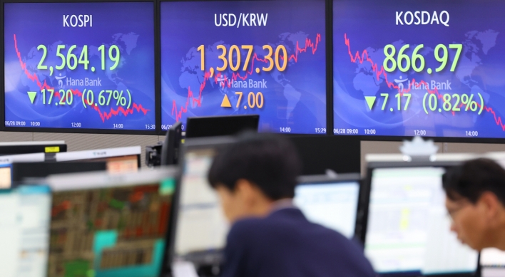 Seoul shares fall ahead of Powell speech