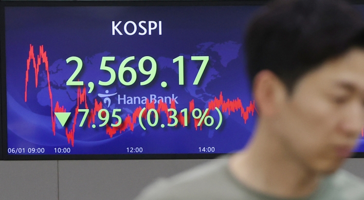 Seoul shares turn lower on tech losses