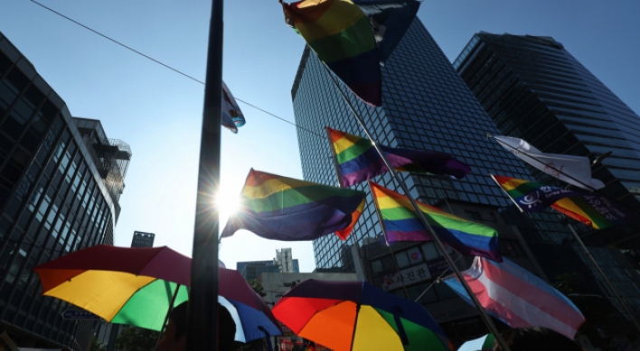 [From the Scene] ‘Out and proud:’ Rainbow hues flood central Seoul