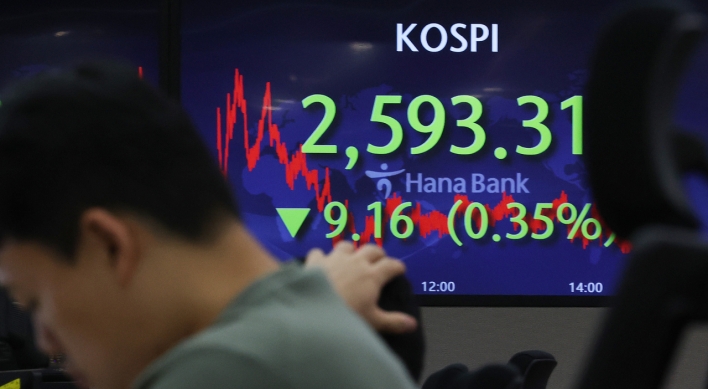 Seoul shares end lower on profit-taking