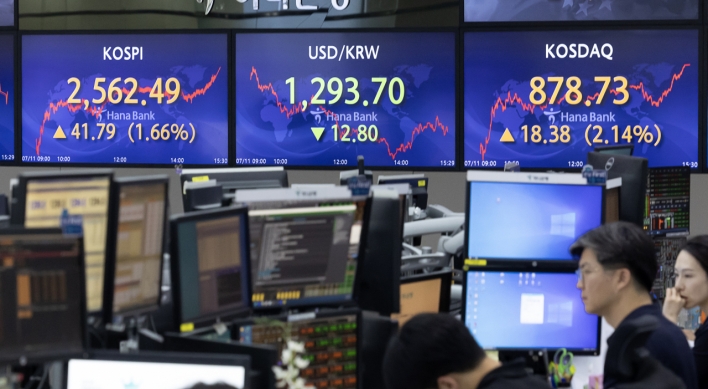 Seoul shares open lower ahead of key US inflation data