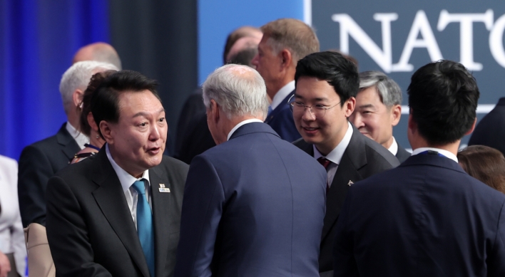Yoon decries NK provocations, urges stronger security with NATO